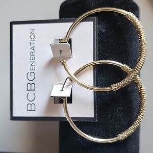 BCBGeneration hoop earrings